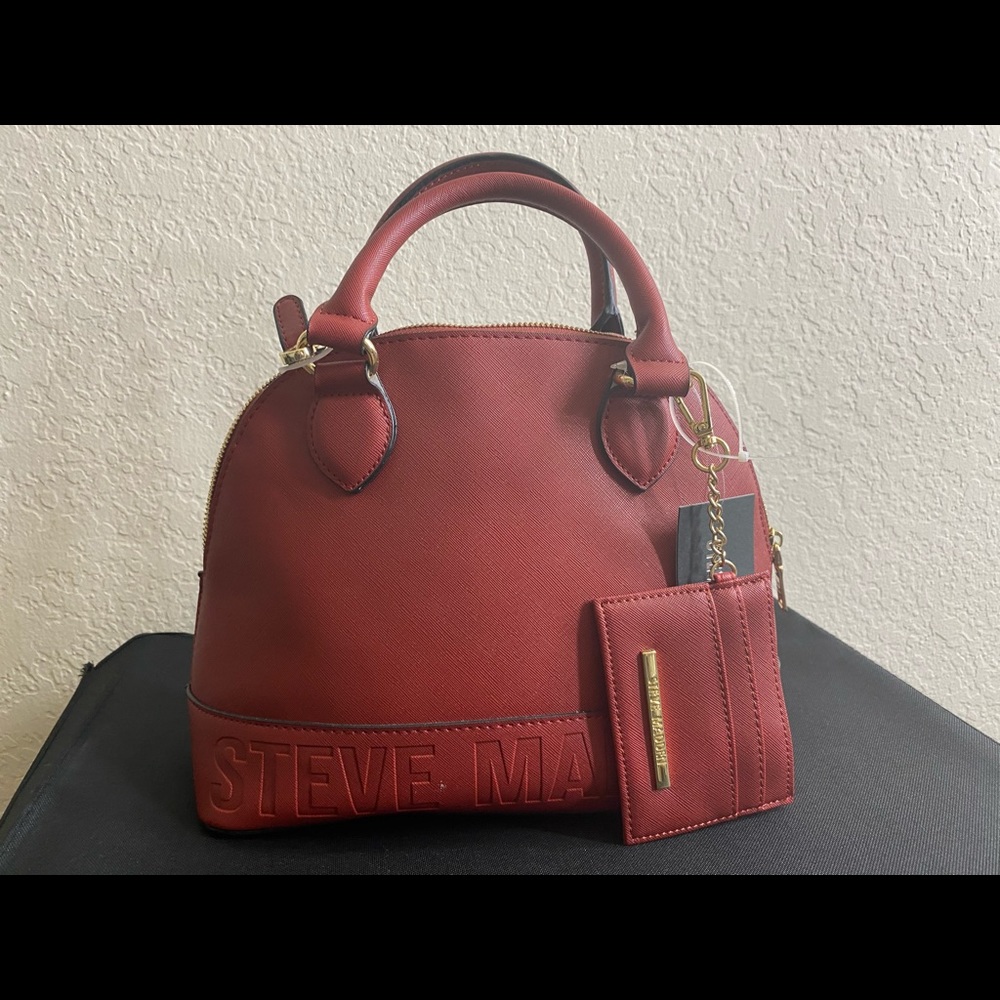 Steve Madden shoulder bag purse & card wallet